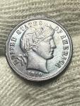1910 Barber Dime Choice Brilliant Uncirculated