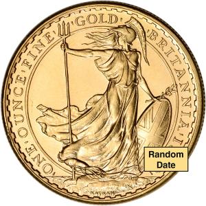 British Gold Britannia £100 - 1 oz - BU