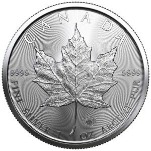 2023 Silver Canadian Maple Leaf 1 oz BU