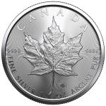 2023 Silver Canadian Maple Leaf 1 oz BU