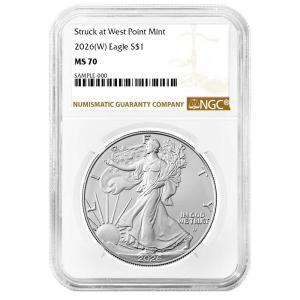 2026 $1 American Silver Eagle NGC MS70