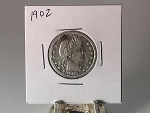 1902-P Silver Barber Quarter for Your Collection