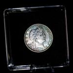1909-D Barber Quarter with Beautiful Polychrome Toning