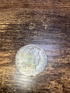 1916 D Barber Quarter - VG US Type Coin