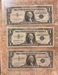 1957 Blue Seal $1 Silver Certificate Notes