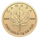 2024 Gold Maple Leaf 25 x 1 Gram Coins
