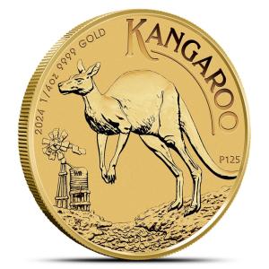 2024 1/4 oz Australian Gold Kangaroo Coin BU
