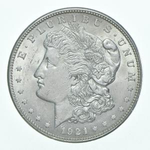 1921 Morgan US Silver Dollar 90% BU Bulk
