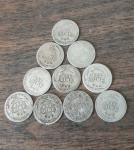 10 Barber Dimes - 90% Silver Collection