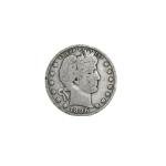 90% Silver Barber Quarter Coin - Random Date