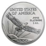 1 oz American Platinum Eagle Coin BU - Random Year