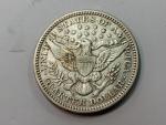 1914 Barber Silver Quarter 25C - Full Liberty