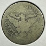 1910 Barber 25 Cent Coin - Vintage Treasure