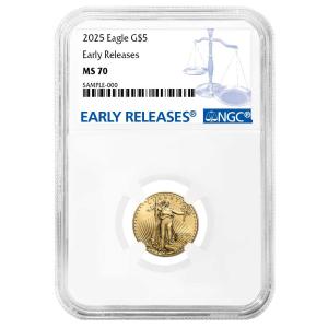 2025 $5 American Gold Eagle 1/10 oz Coin