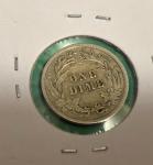 1907 Silver Barber Dime - XF Condition