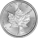 1 oz Canada Platinum Maple Leaf - $50 - BU