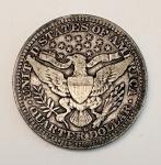 1914-D Barber Quarter Silver Coin 25c
