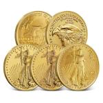 1/10 oz American Gold Eagle Coin - Random Year