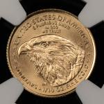 2022 Gold American Eagle 1/10 oz Coin NGC MS 70