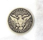 1912 Barber Quarter - Collectible Classic!