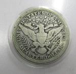 1905 P Barber Silver Quarter - Very Good Condition