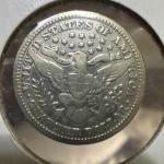 1907 Barber Quarter Silver 25C Collectible Coin