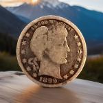 1899 P Barber Quarter Dollar - 90% Silver Coin