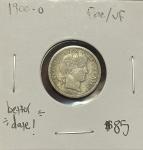 1900-O Barber Dime F+/VF - Great Find!