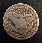 1899 P Barber Quarter Dollar - 90% Silver Coin