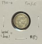 1900-O Barber Dime F+/VF - Great Find!