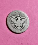 1910 Barber Silver Quarter 90% Silver Coin