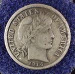 1914-S U.S. Barber Dime - Rare Silver Coin