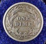 1914-S U.S. Barber Dime - Rare Silver Coin