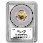 2026 1/10 oz American Gold Eagle MS-70
