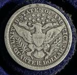 1899-P U.S. Barber Silver Quarter - Rare Find