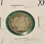 1911-D Barber Dime - Extra Fine Quality
