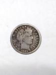 1908-O Barber Silver Dime - Rare Find