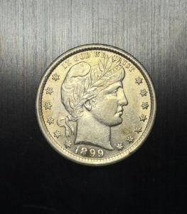 1899 Barber Quarter - Uncirculated Details