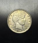 1899 Barber Quarter - Uncirculated Details
