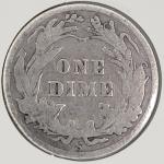 2 Barber Dimes 90% Silver: 1908-S & 1910-D