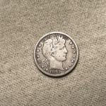 1894 O Barber Silver Quarter U.S. Coin