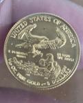 2021 American Gold Eagle $5 1/10 oz Coin