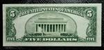 1953 $5 Blue Seal Silver Certificate Note