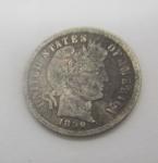 1899 Barber Silver Dime Without Mint Mark