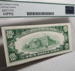 1953 $10 Blue Seal Silver Certificate UNC 63PPQ