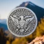 1914 P Barber Quarter - 90% Silver Coin