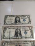 1935 $1 Silver Certificate Note Lot of 3