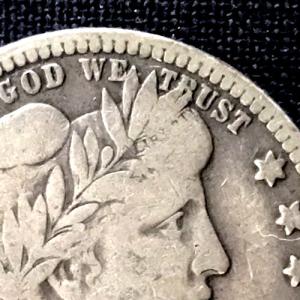 1905 S Barber Quarter - LIBERTY Headband Coin
