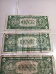 1935 $1 Silver Certificate Note Lot of 3