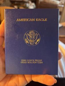 1986-W 1oz Gold $50 American Eagle Coin